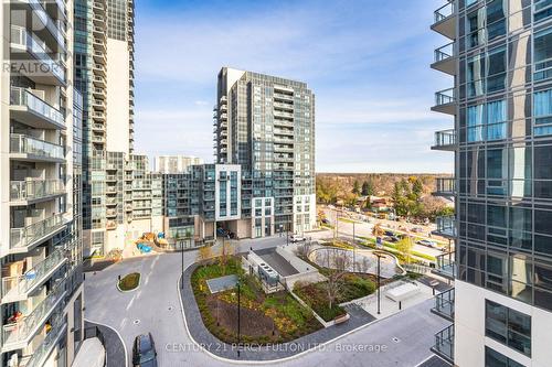 611 - 10 Meadowglen Place, Toronto, ON - Outdoor With Balcony With Facade