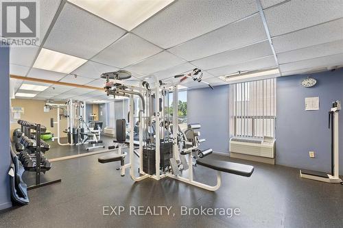 1205 - 55 William Street E, Oshawa, ON - Indoor Photo Showing Gym Room