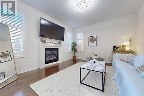 56 Mancini Crescent, Richmond Hill, ON - Indoor Photo Showing Living Room With Fireplace