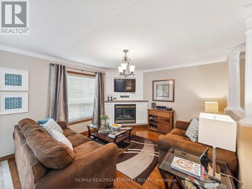 1190 Andrade Lane, Innisfil, ON - Indoor Photo Showing Living Room With Fireplace