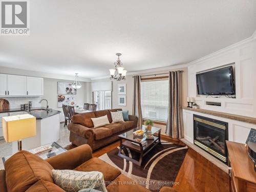 1190 Andrade Lane, Innisfil, ON - Indoor Photo Showing Living Room With Fireplace