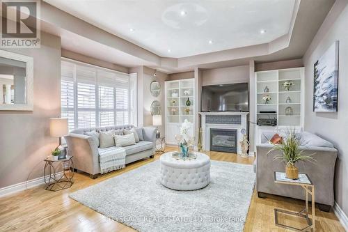 3274 Erin Centre Boulevard, Mississauga, ON - Indoor Photo Showing Living Room With Fireplace