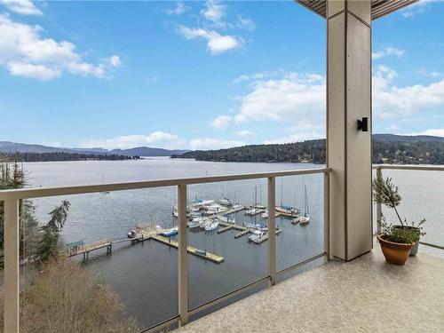 604-6609 Goodmere Rd, Sooke, BC - Outdoor With Body Of Water With Balcony With View