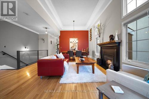 54 Stonecroft Terrace, Ottawa, ON - Indoor Photo Showing Living Room With Fireplace