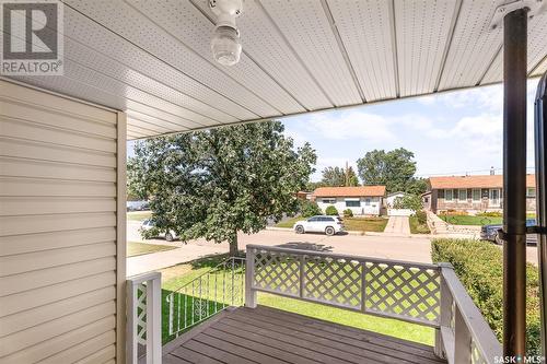 1239 Hochelaga Street W, Moose Jaw, SK - Outdoor With Deck Patio Veranda With Exterior