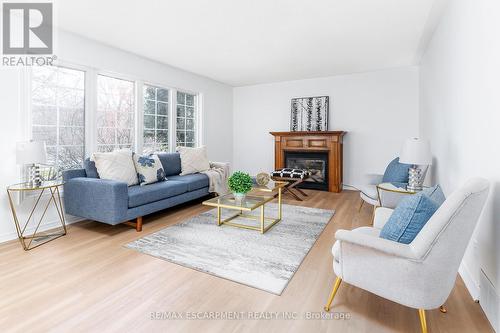 2005 Kilbride Street, Burlington, ON - Indoor Photo Showing Living Room With Fireplace