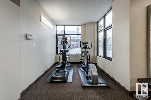 #1701 9020 Jasper Av Nw, Edmonton, AB - Indoor Photo Showing Gym Room