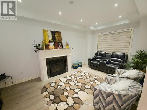 482 Wheat Boom Drive, Oakville, ON - Indoor Photo Showing Living Room With Fireplace