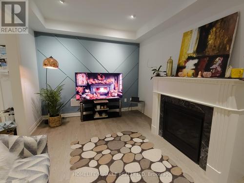 482 Wheat Boom Drive, Oakville, ON - Indoor With Fireplace