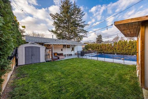 1397 Braemar Street, Kelowna, BC - Outdoor With In Ground Pool