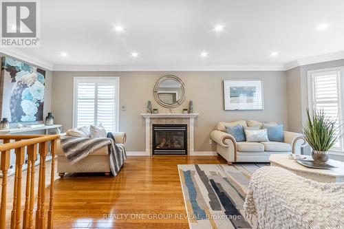 125 Ardwick Street E, Whitby, ON - Indoor Photo Showing Living Room With Fireplace