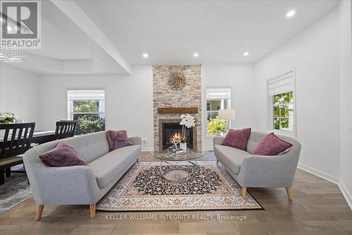 69 Goldridge Drive, Ottawa, ON - Indoor Photo Showing Living Room With Fireplace