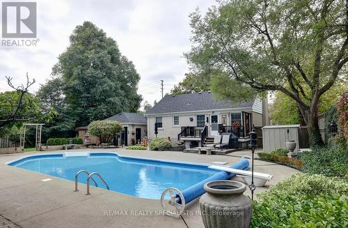 2633 Liruma Road, Mississauga, ON - Outdoor With In Ground Pool With Deck Patio Veranda With Backyard