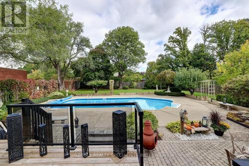 2633 Liruma Road, Mississauga, ON - Outdoor With In Ground Pool With Deck Patio Veranda With Backyard