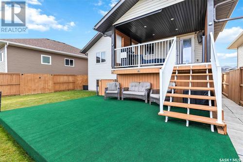 1231 Hargreaves Way, Saskatoon, SK - Outdoor With Deck Patio Veranda With Exterior