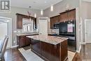 1231 Hargreaves Way, Saskatoon, SK  - Indoor Photo Showing Kitchen With Upgraded Kitchen 