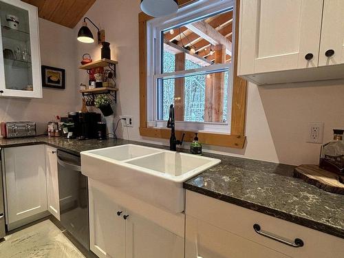 Kitchen - 180 Ch. Du Domaine-Roger, Lac-Supérieur, QC - Indoor Photo Showing Kitchen With Double Sink