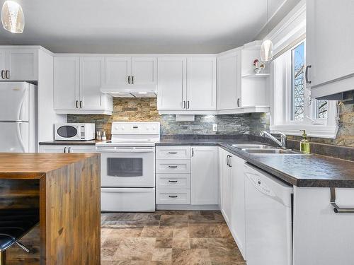 Cuisine - 202-869 Rue Albert-Beaulieu, Joliette, QC - Indoor Photo Showing Kitchen With Double Sink