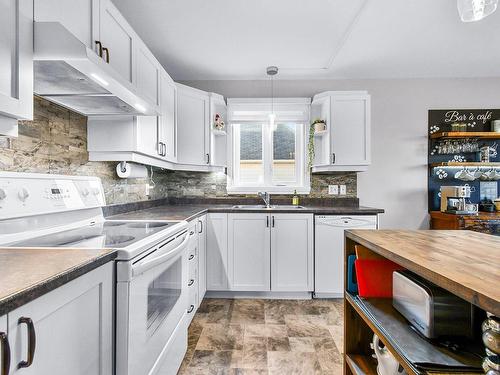 Cuisine - 202-869 Rue Albert-Beaulieu, Joliette, QC - Indoor Photo Showing Kitchen With Double Sink