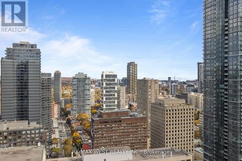 3502 - 763 Bay Avenue, Toronto, ON - Outdoor With Facade