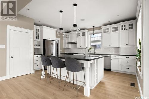 52 Fairway Crescent, White City, SK - Indoor Photo Showing Kitchen With Stainless Steel Kitchen With Upgraded Kitchen