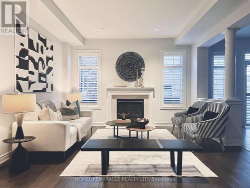 4664 Ray Lane, Burlington, ON - Indoor Photo Showing Living Room With Fireplace