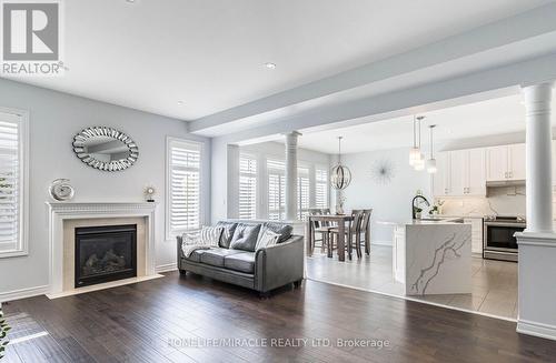 4664 Ray Lane, Burlington, ON - Indoor Photo Showing Living Room With Fireplace