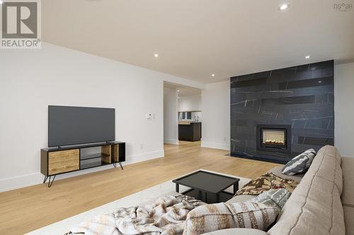 1025 Belmont On The Arm, Halifax, NS - Indoor Photo Showing Living Room With Fireplace