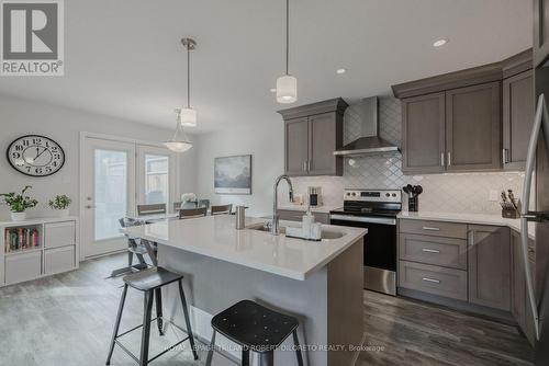 1056 Meadowlark Ridge, London, ON - Indoor Photo Showing Kitchen With Upgraded Kitchen