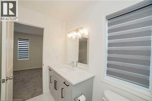 Bathroom featuring vanity and toilet - 182 Byers Street, London, ON - Indoor Photo Showing Bathroom