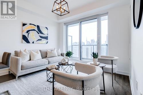 2507 - 130 River Street, Toronto, ON - Indoor Photo Showing Living Room