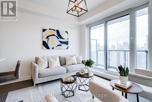 2507 - 130 River Street, Toronto, ON - Indoor Photo Showing Living Room