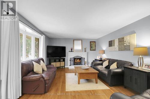 155 Brooks Road, Beckwith, ON - Indoor Photo Showing Living Room With Fireplace