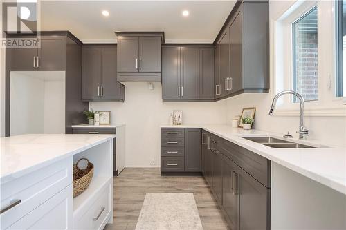 30 Noah Court, Sudbury, ON - Indoor Photo Showing Kitchen With Double Sink