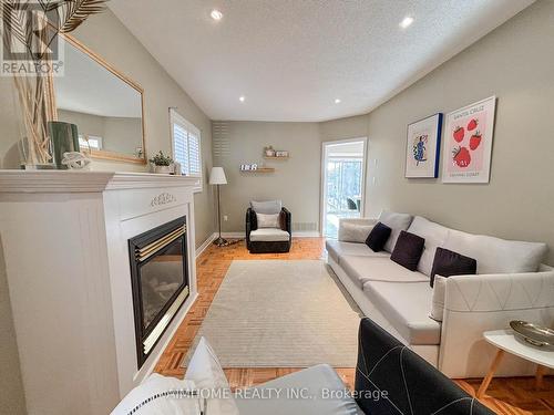 49 Pine Hollow Crescent, Vaughan, ON - Indoor Photo Showing Living Room With Fireplace