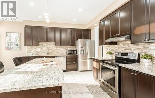 35 Killick Road, Brampton, ON - Indoor Photo Showing Kitchen With Upgraded Kitchen