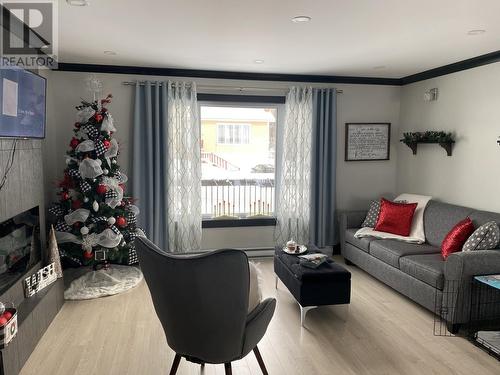 3 Harbourview Terrace, Lewisporte, NL - Indoor Photo Showing Living Room With Fireplace