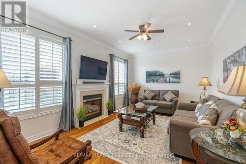 24 Lightheart Drive, Caledon, ON - Indoor Photo Showing Living Room With Fireplace