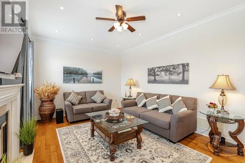 24 Lightheart Drive, Caledon, ON - Indoor Photo Showing Living Room With Fireplace