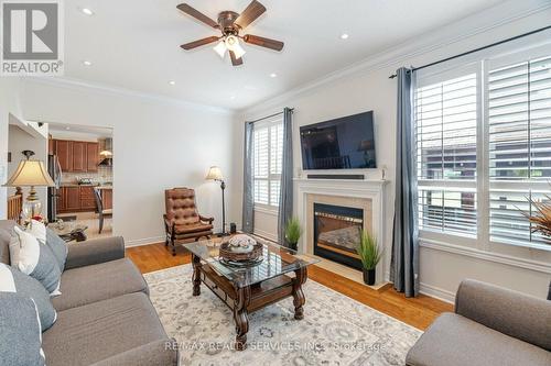 24 Lightheart Drive, Caledon, ON - Indoor Photo Showing Living Room With Fireplace