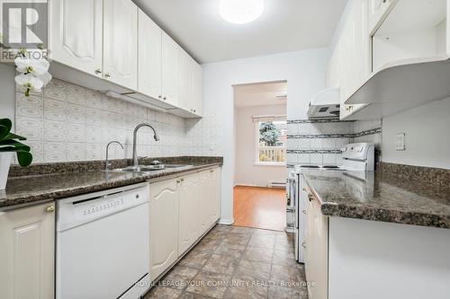 124 - 70 Cass Avenue, Toronto, ON - Indoor Photo Showing Kitchen With Double Sink