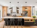 Kitchen - 27 Rue De L'Orée-Des-Bois, Saint-Denis-De-Brompton, QC  - Indoor Photo Showing Kitchen With Upgraded Kitchen 