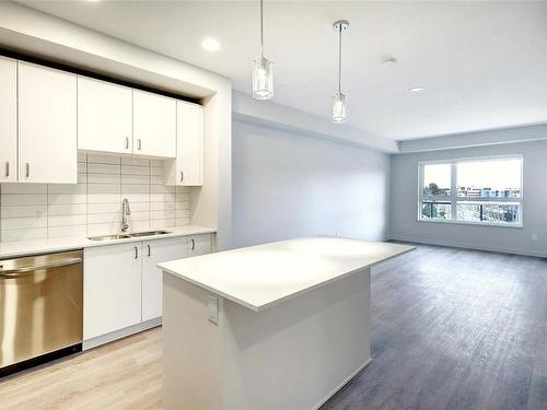 306-164 Alberni Hwy, Parksville, BC - Indoor Photo Showing Kitchen With Double Sink With Upgraded Kitchen