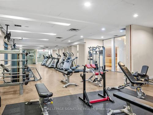 1518-3880 Duke Of York Blvd, Mississauga, ON - Indoor Photo Showing Gym Room