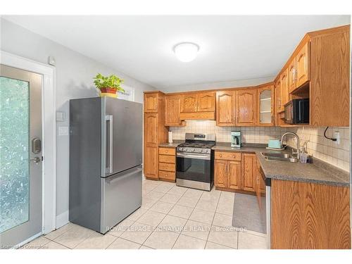 62 East 14Th St, Hamilton, ON - Indoor Photo Showing Kitchen With Stainless Steel Kitchen With Double Sink