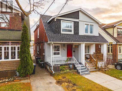 555 Milverton Boulevard, Toronto, ON - Outdoor With Deck Patio Veranda With Facade