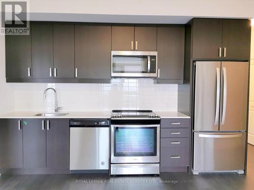 Lph03 - 8 Nahani Way, Mississauga, ON - Indoor Photo Showing Kitchen With Stainless Steel Kitchen With Upgraded Kitchen