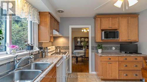 81 Queen Street, Thames Centre (Dorchester), ON - Indoor Photo Showing Kitchen With Double Sink