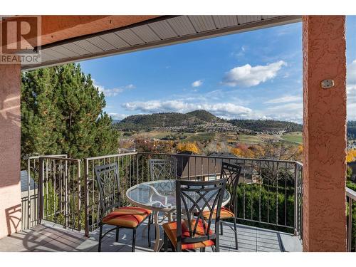 Main floor deck to take in the beautiful mountain views - 573 Spruceview Place N, Kelowna, BC - Outdoor With Deck Patio Veranda With Exterior