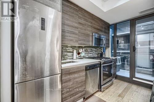 1301 - 111 Bathurst Street, Toronto, ON - Indoor Photo Showing Kitchen With Stainless Steel Kitchen